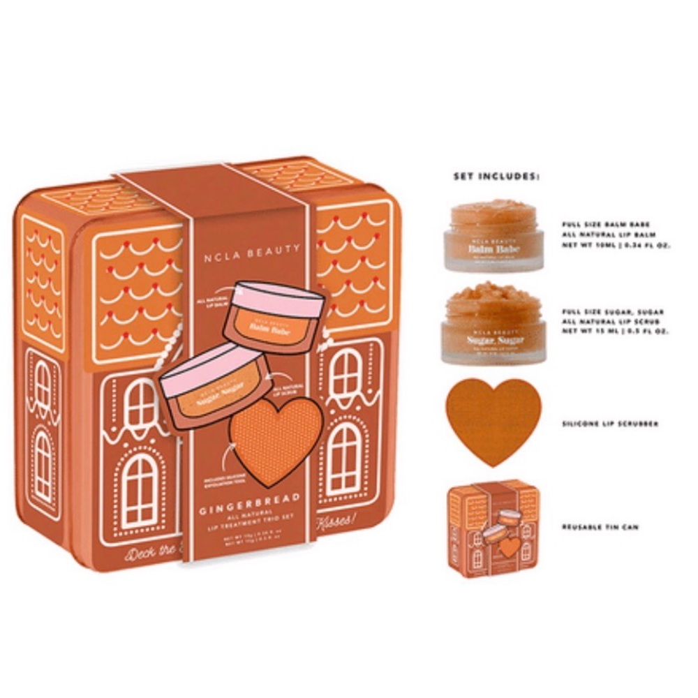 NCLA Beauty Gingerbread Lip Care Set